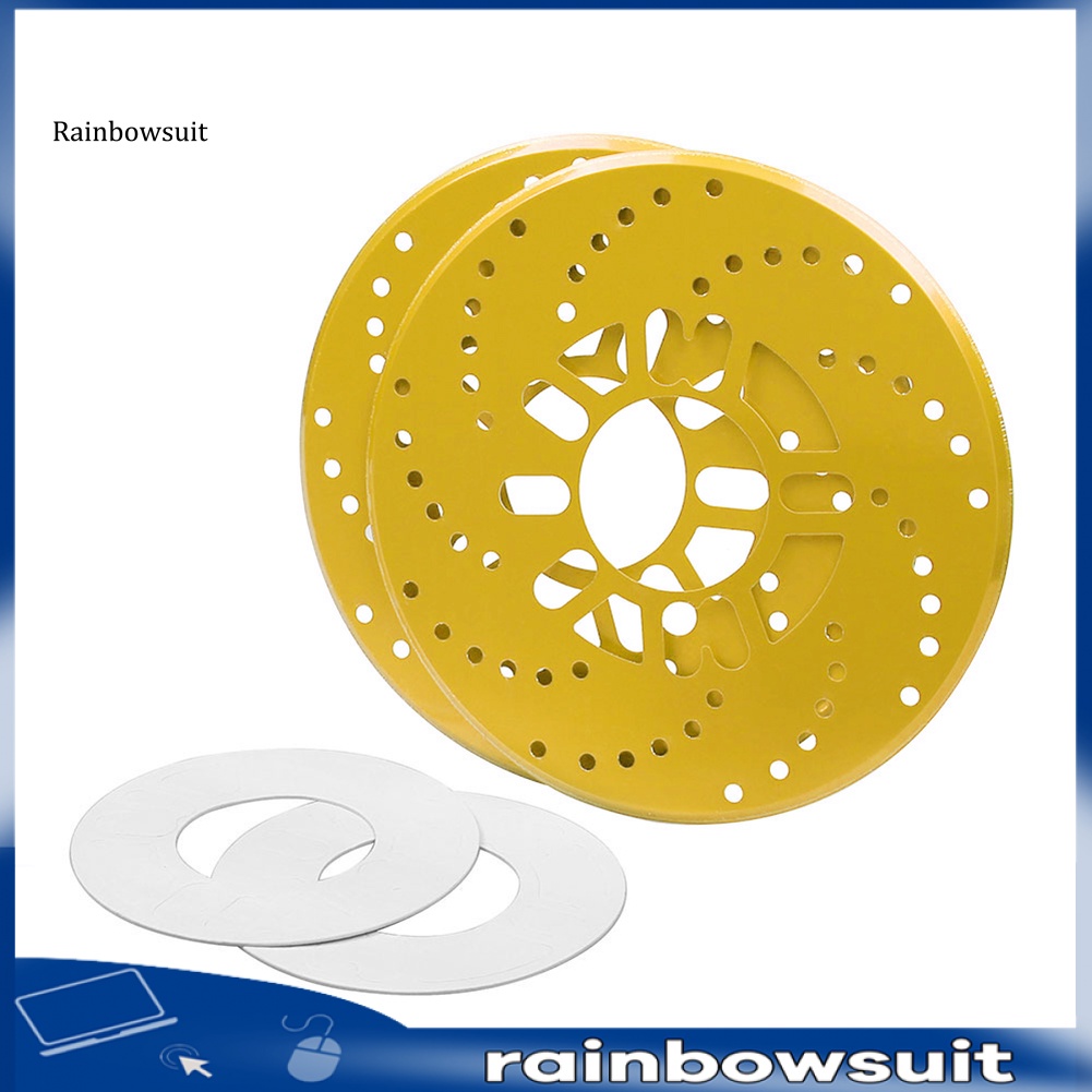 Set 2 Vỏ Bọc Bảo Vệ Phanh Đĩa Xe Hơi Bằng Nhôm Thông Dụng