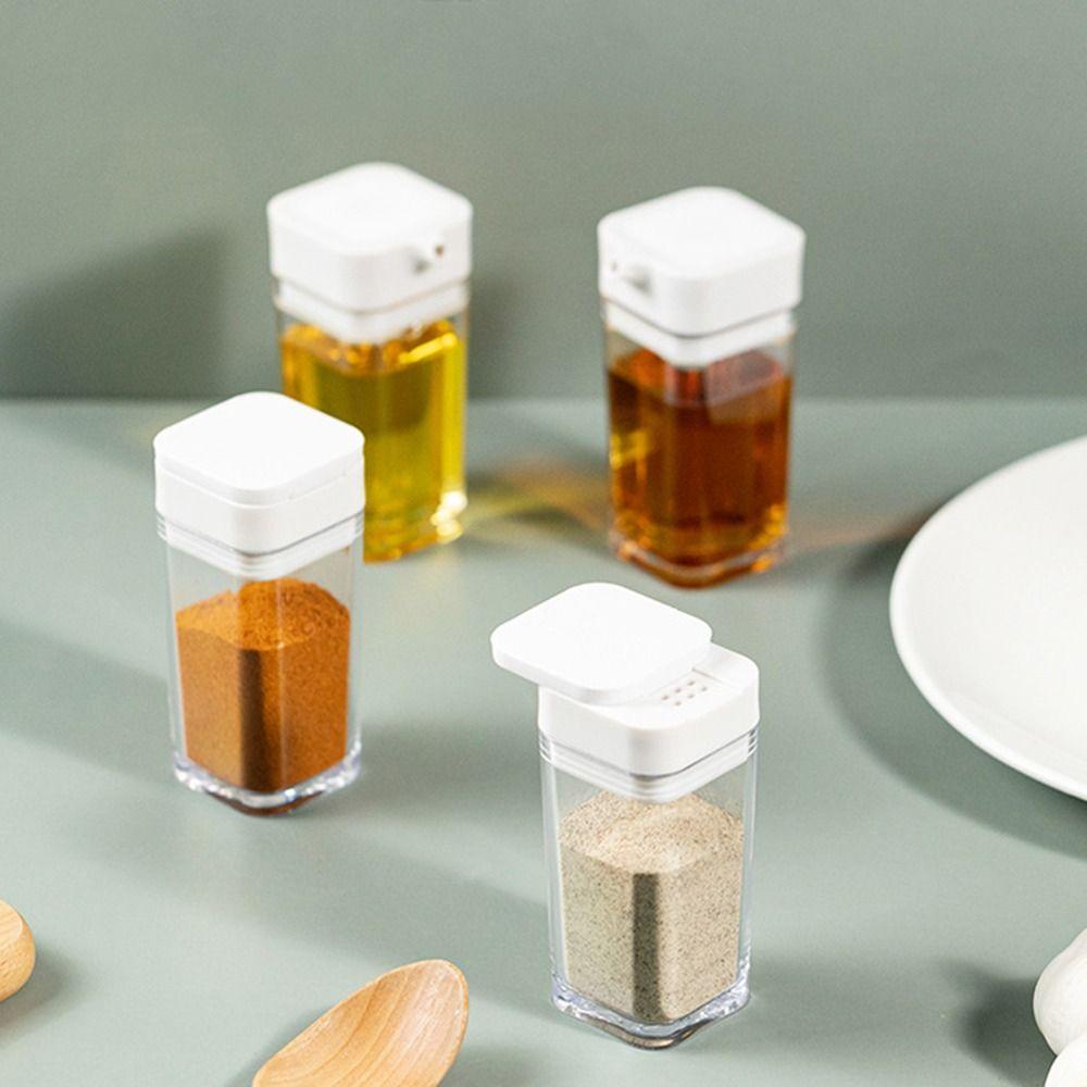 BARRY Set 4 Hộp Nhựa Trong Suốt Đựng Gia Vị Tiện Lợi