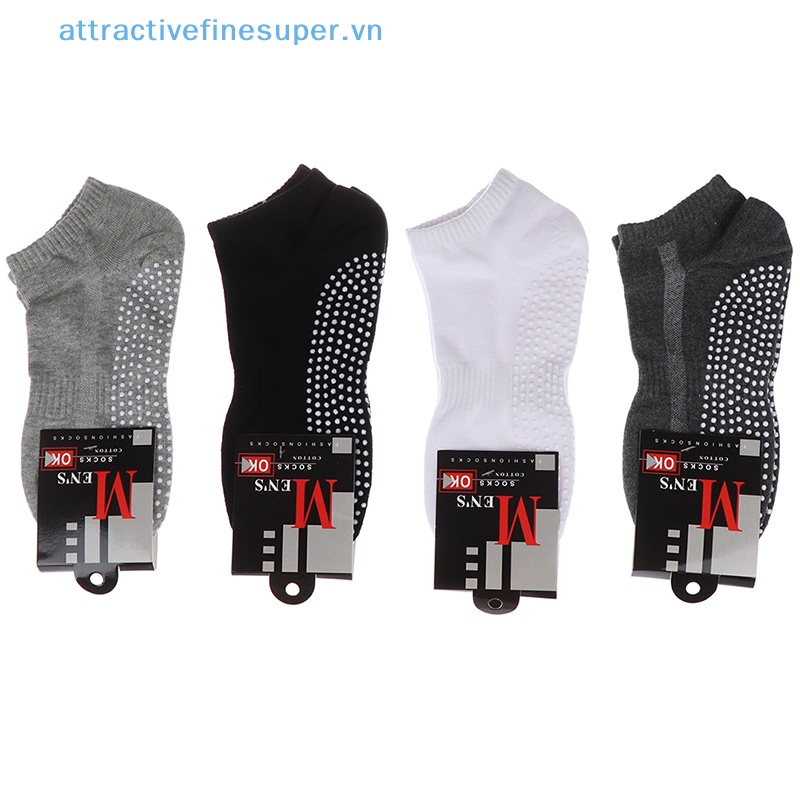 1 Đôi Tất Chân Cotton Chống Trượt Thoáng Khí Cho Nam Hot!