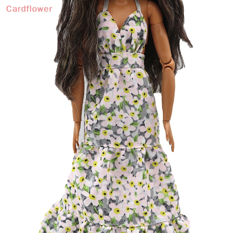 1 Đầm Dây In Hoa Cho Búp Bê Mới