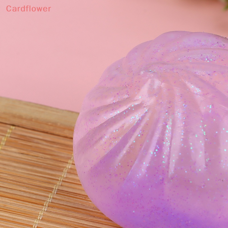 &lt; Cardflower &gt; Đồ Chơi Maltose Bánh Bao Hấp Đàn Hồi Chậm Màu Vàng Kim Phát Nhạc Sáng Tạo Mới Cho Trẻ Em