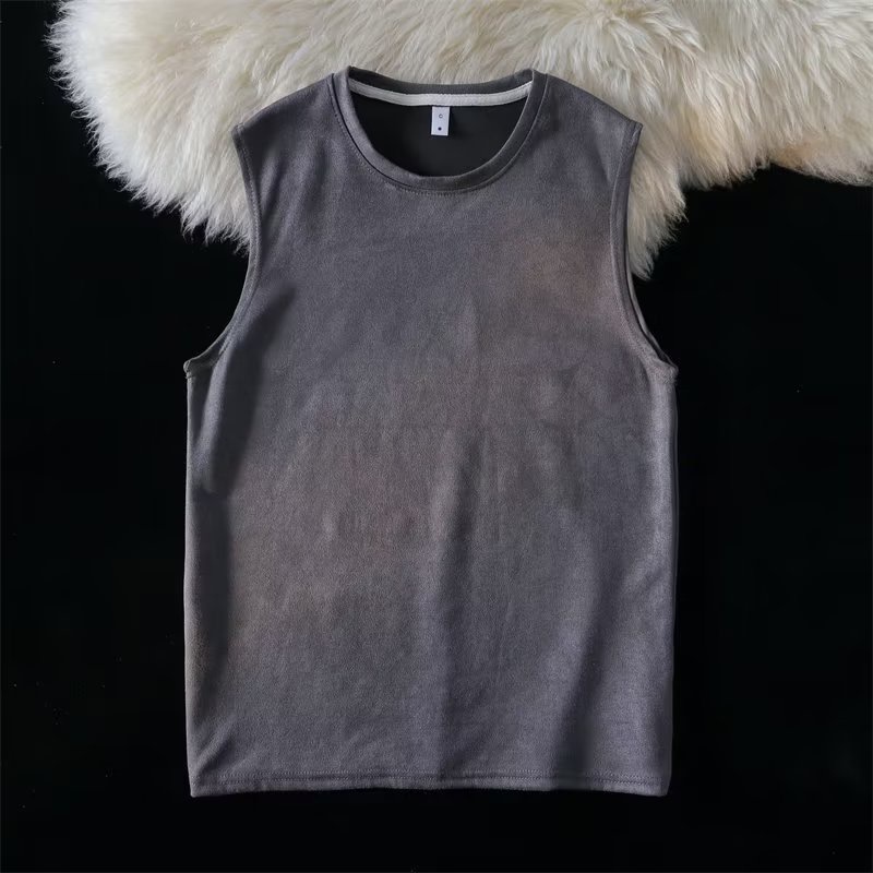 Áo Sát Nách Cổ Tròn Màu Trơn Thời Trang Mùa Hè Mới Trẻ Trung Cho Nam