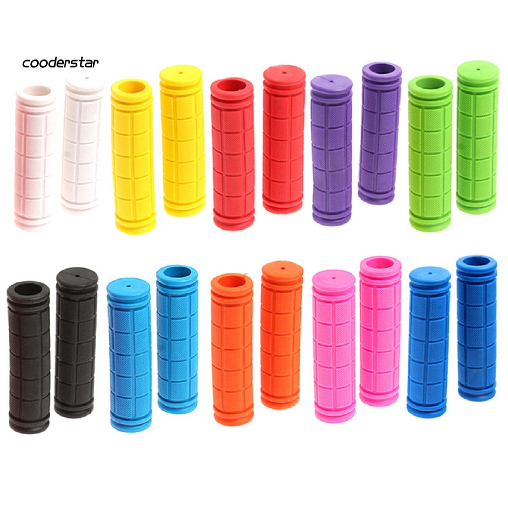 1 Cặp Vỏ Bọc Tay Lái Xe Đạp Bằng Silicone Chống Trượt