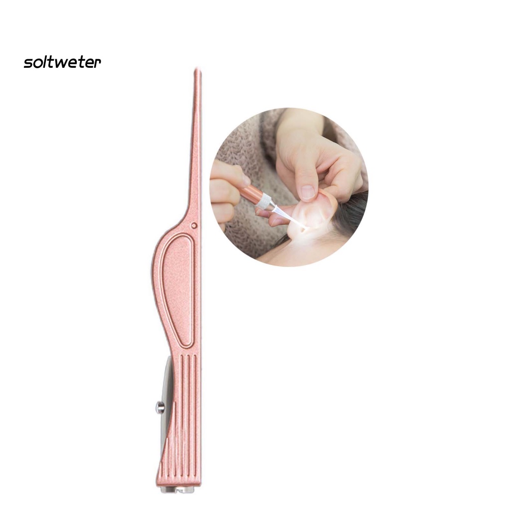 Nhíp Lấy Ráy Tai Cán Dài Siêu Mỏng Làm Sáng Da Hỗ Trợ Cho Bé