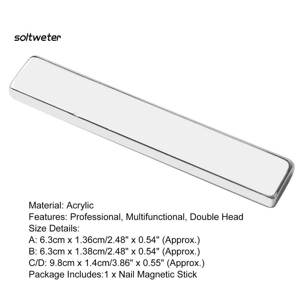 Thanh Nam Châm Hai Đầu Tạo Hiệu Ứng Mắt Mèo Đa Năng Chuyên Nghiệp Cho Làm Móng