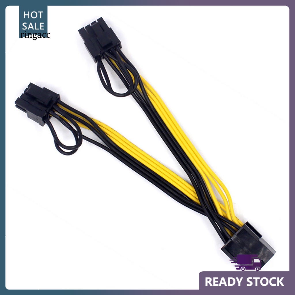 Dây Cáp Tách Đồ Họa PCI-E 6-pin Sang 2X8-pin GPU