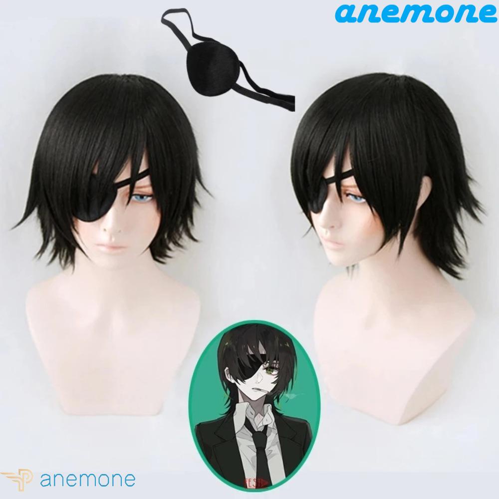 Bộ Tóc Giả Dài Thẳng Bằng Sợi Tự Nhiên Màu Đen Hóa Trang Nhân Vật Himeno