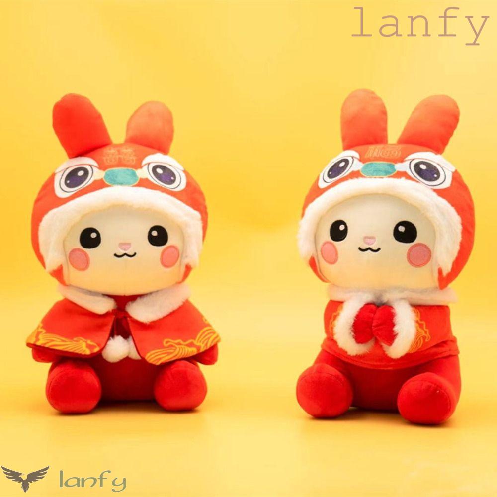 LANFY Thỏ Nhồi Bông May Mắn Dễ Thương Làm Quà Tặng