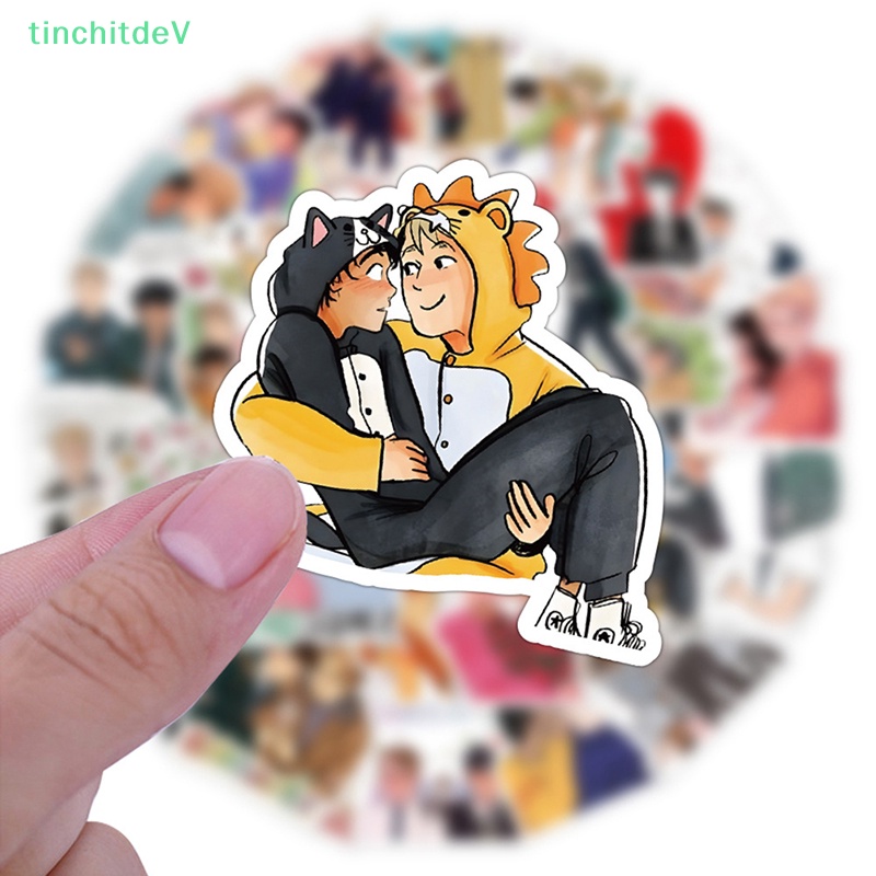 Bộ 50 Miếng Dán Trang Trí Laptop / Mũ Bảo Hiểm / Ván Trượt / Xe Hơi Họa Tiết Graffiti Độc Đáo DIY