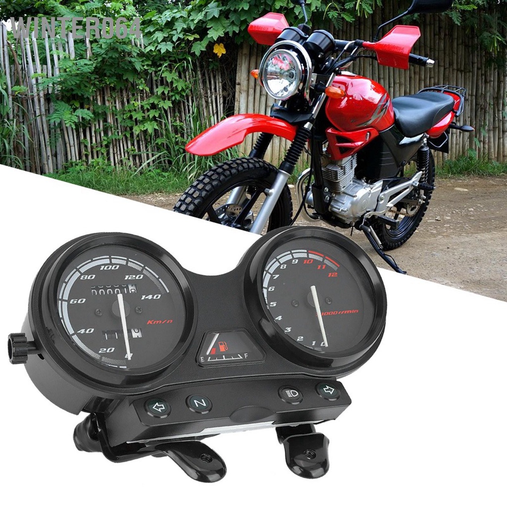 Winter064 Dụng Cụ Xe Máy Màn Hình Hiển Thị Kỹ Thuật Số Đo Tốc Độ Đồng Hồ Phù Hợp Cho YBR 125