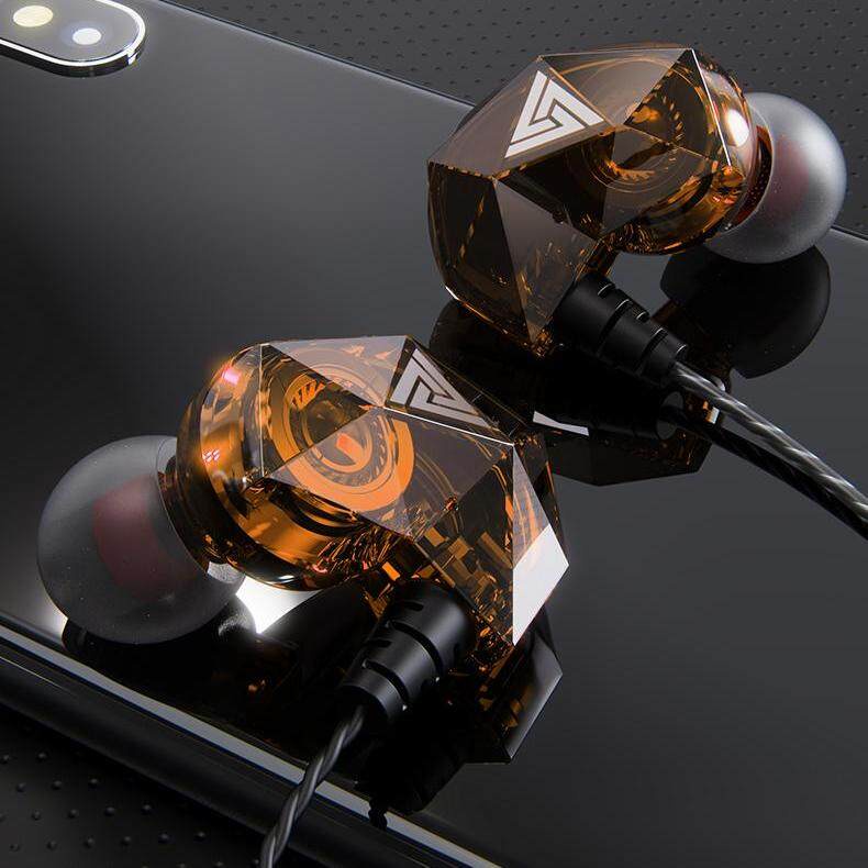 Tai Nghe Thể Thao Nhét Tai Jack 3.5mm Âm Thanh Siêu Trầm Có Micro deerlu02