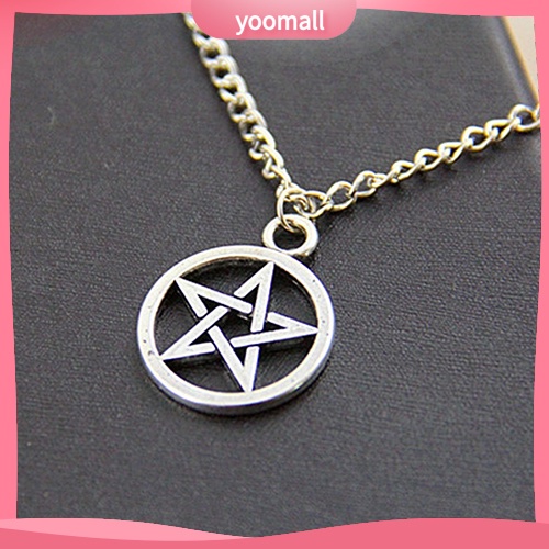 2 Vòng Cổ Mặt Ngôi Sao Năm Cánh Thời Trang Unisex