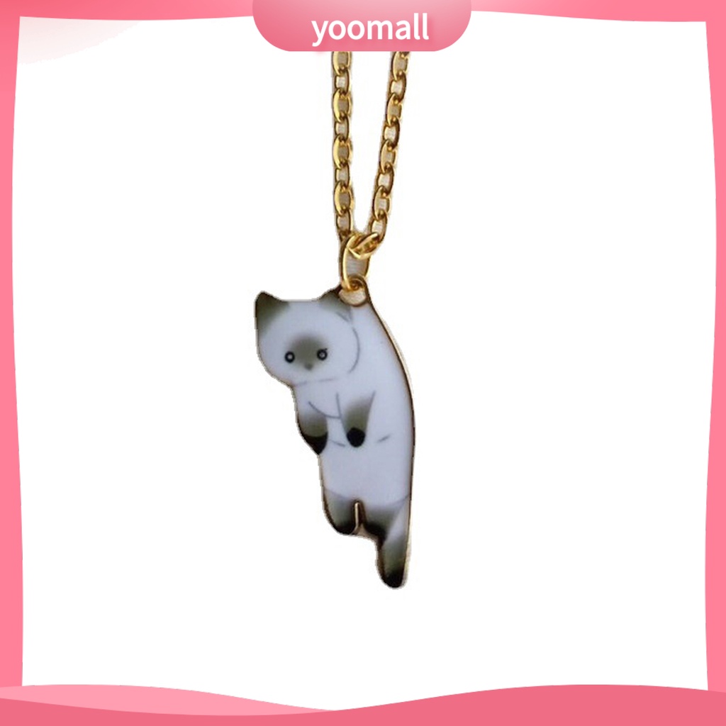 Vòng cổ Hợp Kim Mặt Hình Mèo Dễ Thương Chống Trầy Xước