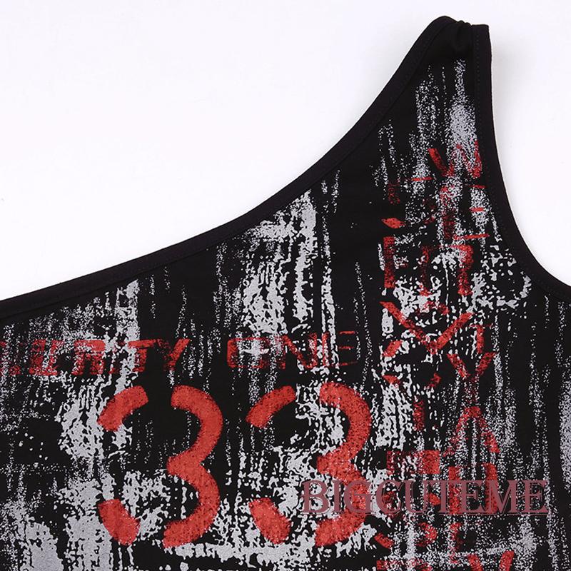 Áo Tank Top Không Tay In Chữ Thời Trang Mùa Hè Dành Cho Nữ