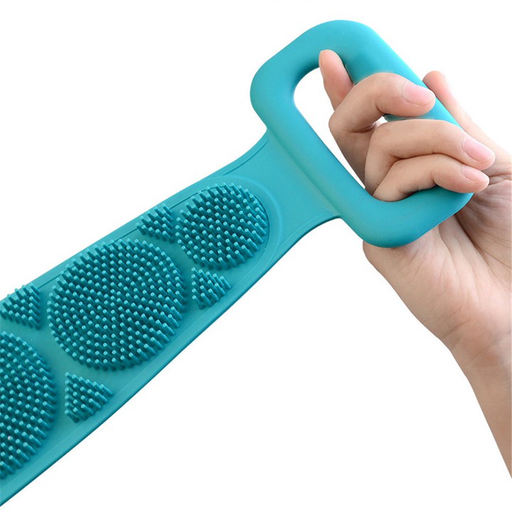 Dây chà lưng massage cơ thể khi tắm 2 mặt gai silicone