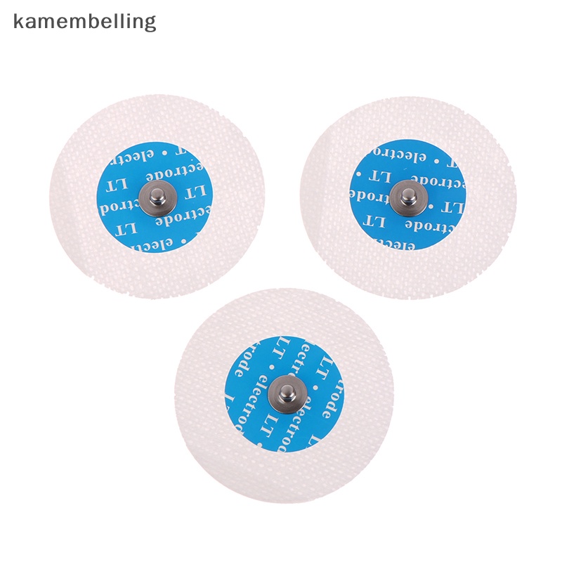 Kamembelling Bộ 50 Miếng Dán Điện Cực ECG Bằng Vải Không Dệt Sử Dụng Một Lần