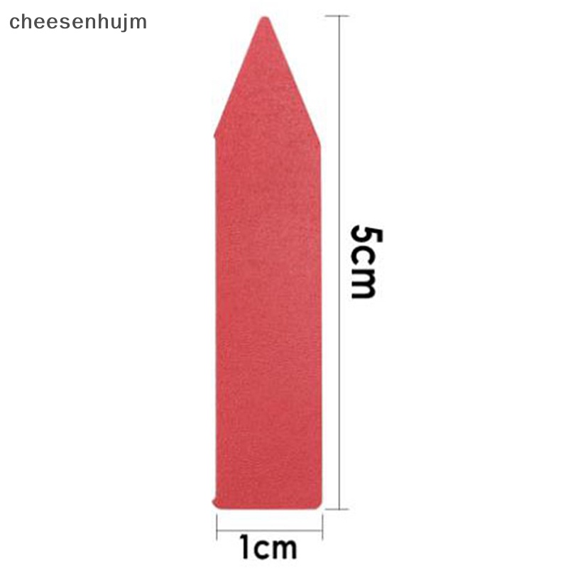 Set 100 Nhãn Tên Bằng Nhựa 5 * 1cm Nhiều Màu Sắc