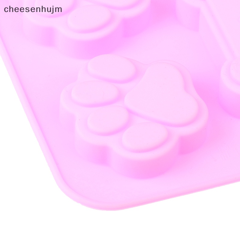 Khuôn Silicon Làm Bánh Hình Dấu Chân Chó Đáng Yêu