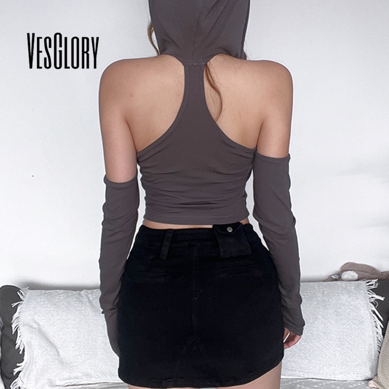 Áo Hoodie Tay Dài Màu Trơn Thời Trang 2023 Dành Cho Nữ