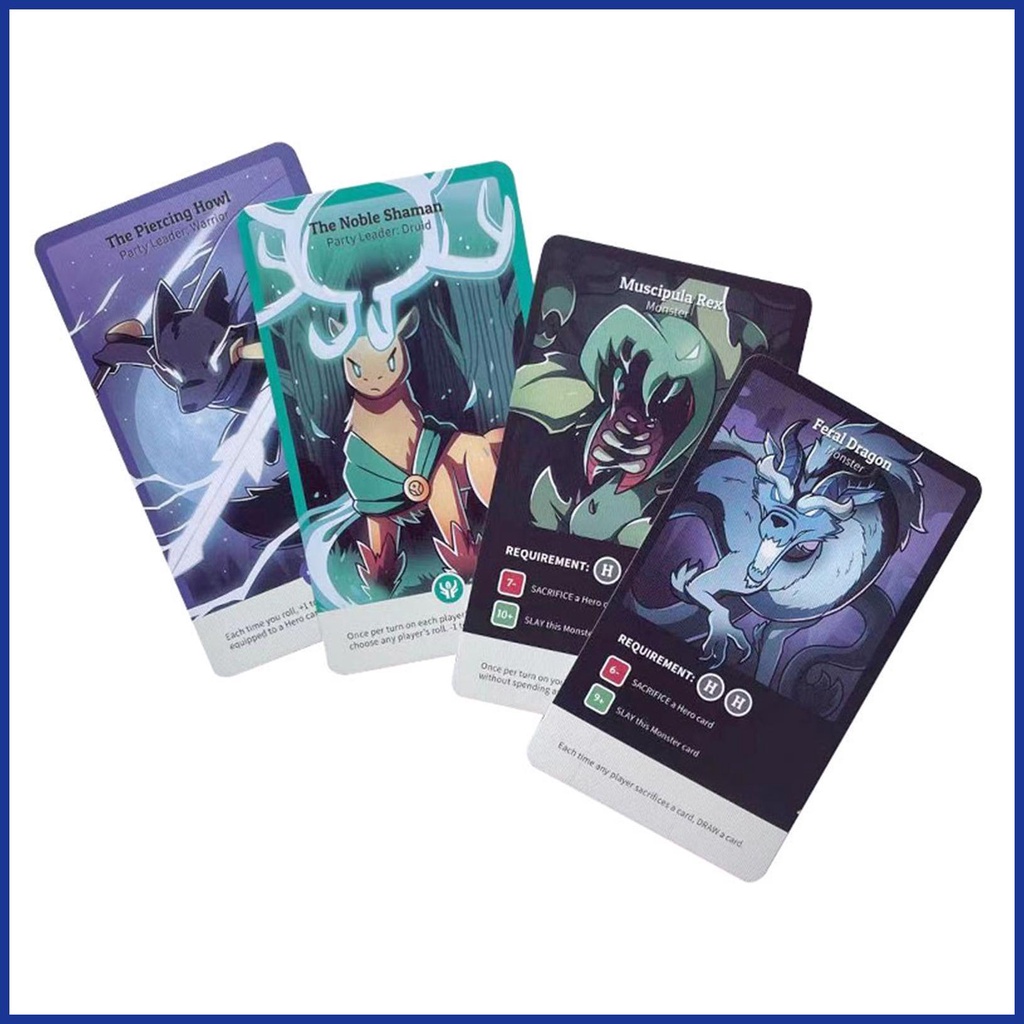 Bộ Thẻ Trò Chơi Tiếng Anh Here to Slay Cho Gia Đình