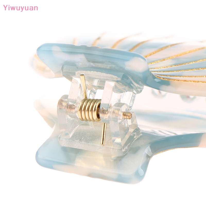 1 Kẹp Tóc Móng Vỏ Sò Bằng Nhựa Acrylic Cho Nữ