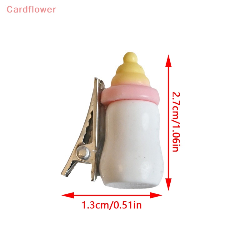 Kẹp Tóc Hình Bình Sữa Nhỏ Nhiều Màu Sắc Dễ Thương Thời Trang Cho Nữ