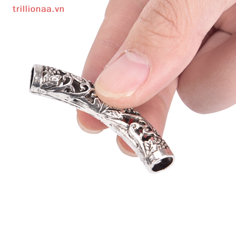 Chuỗi Hạt Bạc Đeo Râu Phong Cách Viking Độc Đáo