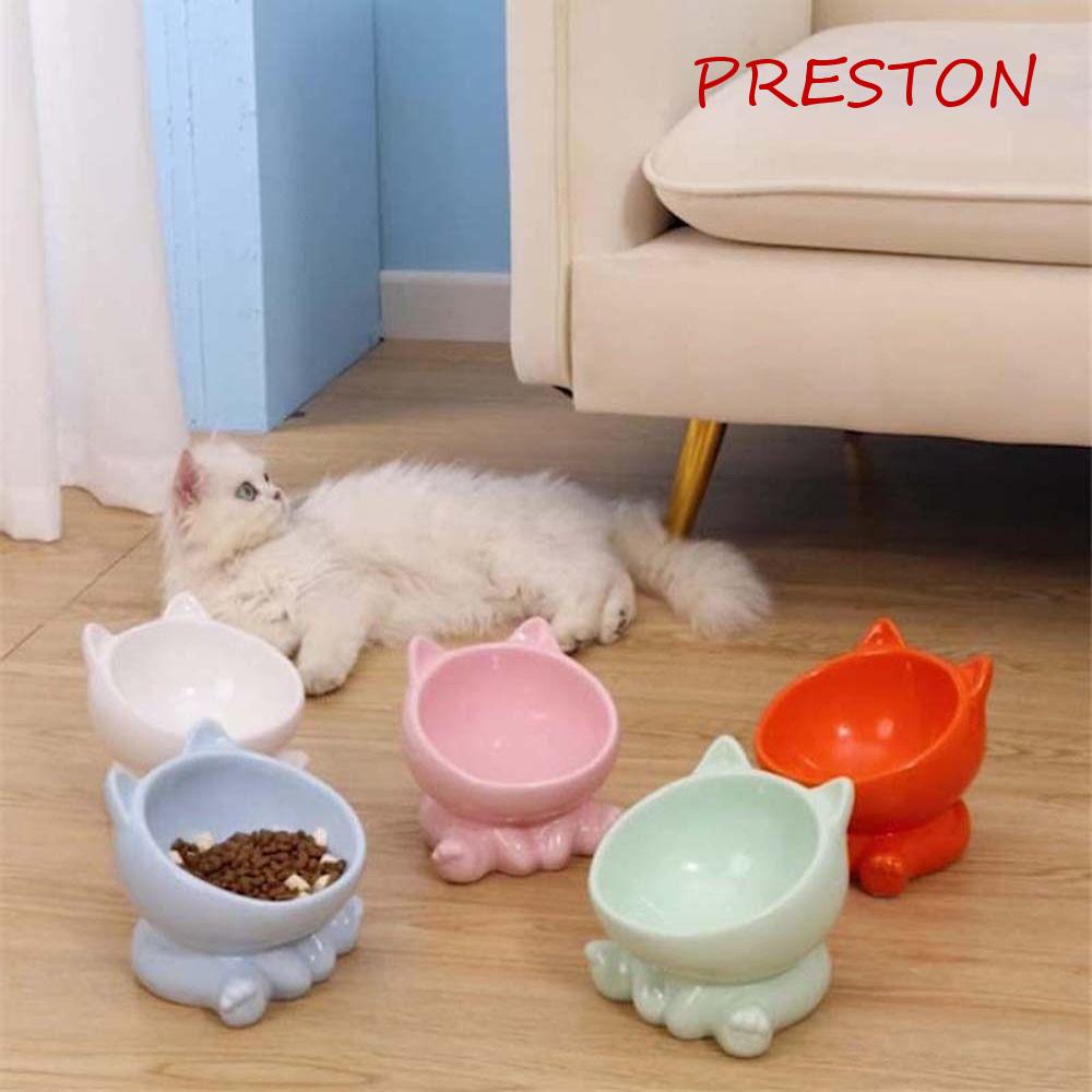 Bát Đựng Thức Ăn Nước Uống Hình Tai Mèo Bảo Vệ Cho Thú Cưng