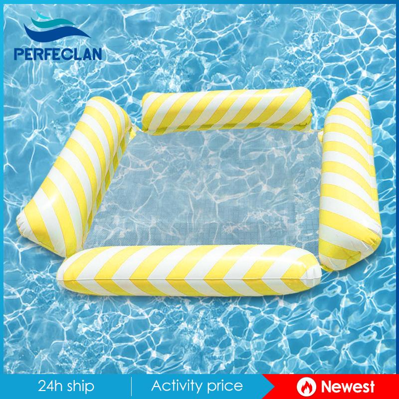 Ghế Võng Bơm Hơi Họa Tiết Kẻ Sọc Cho Bữa Tiệc Hồ Bơi