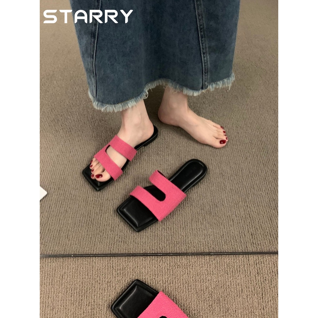 STARRY dép nữ dép sandal nữ dép quai hậu nữ 2023NEW Thời trang Unique Hàn Quốc Độc đáo B28G10C 37Z230910