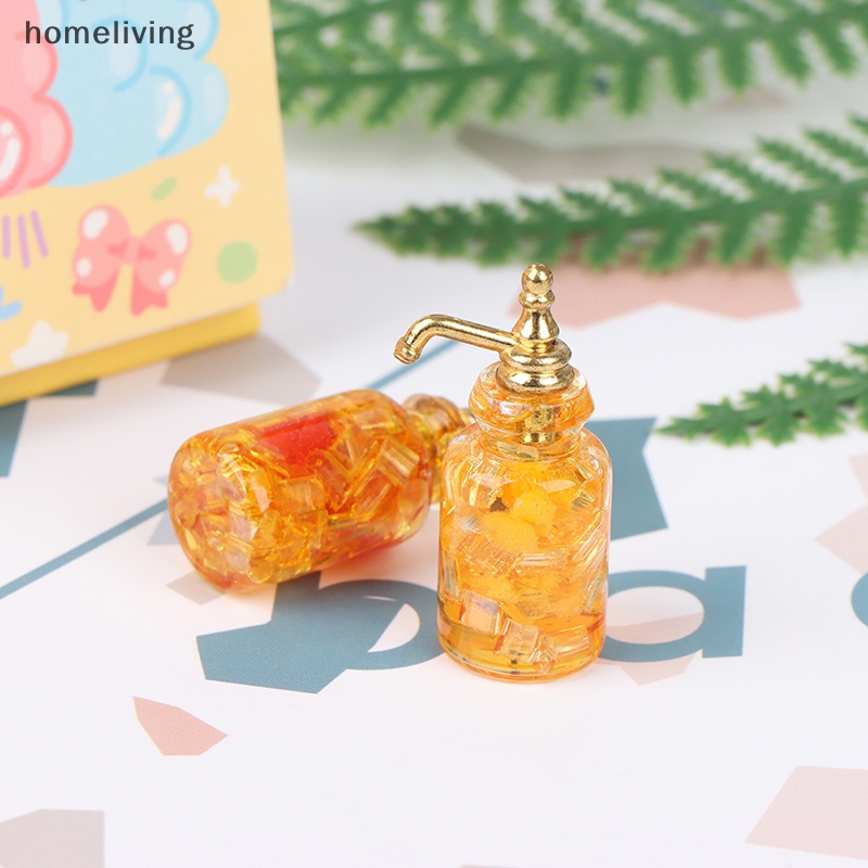 Mô Hình Hũ Thủy Tinh Đựng Nước Uống / Trái Cây Tỉ Lệ 1: 12 Trang Trí Nhà Búp Bê