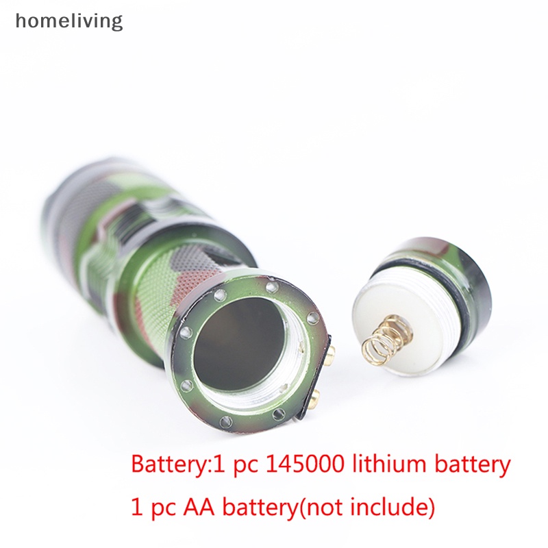 Đèn Pin LED SK68 1000LM Họa Tiết Rằn Ri Chống Thấm Nước Tiện Dụng