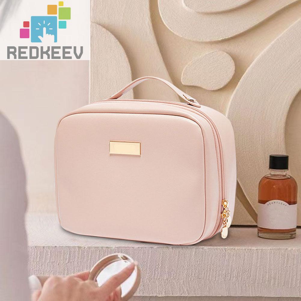 Túi Da PU Đựng Mỹ Phẩm Sức Chứa Lớn Tiện Dụng Cho Nữ