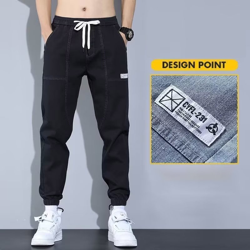 Quần Jean Dài Dáng Rộng Đơn Giản Chất Lượng Cao Cho Nam