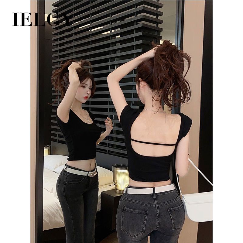 Áo Thun Cổ Tròn Ôm Dáng Quyến Rũ Hợp Thời Trang Cho Nữ