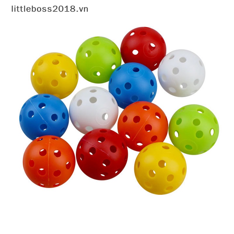 Set 10 Quả Bóng Golf Luyện Tập Trong Nhà Và Ngoài Trời