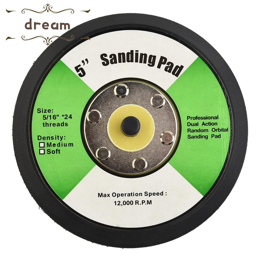 【DREAMLIFE】Sanding Pad Plate Polish Sanding 125mm 5inch Abrasive Backing Loop Pad