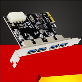 1 bộ chuyên nghiệp 4 cổng pci-e sang usb 3.0 hub bộ chuyển đổi thẻ mở rộng pci express tốc độ 5 gbps cho máy tính để bàn pci express usb 3.0