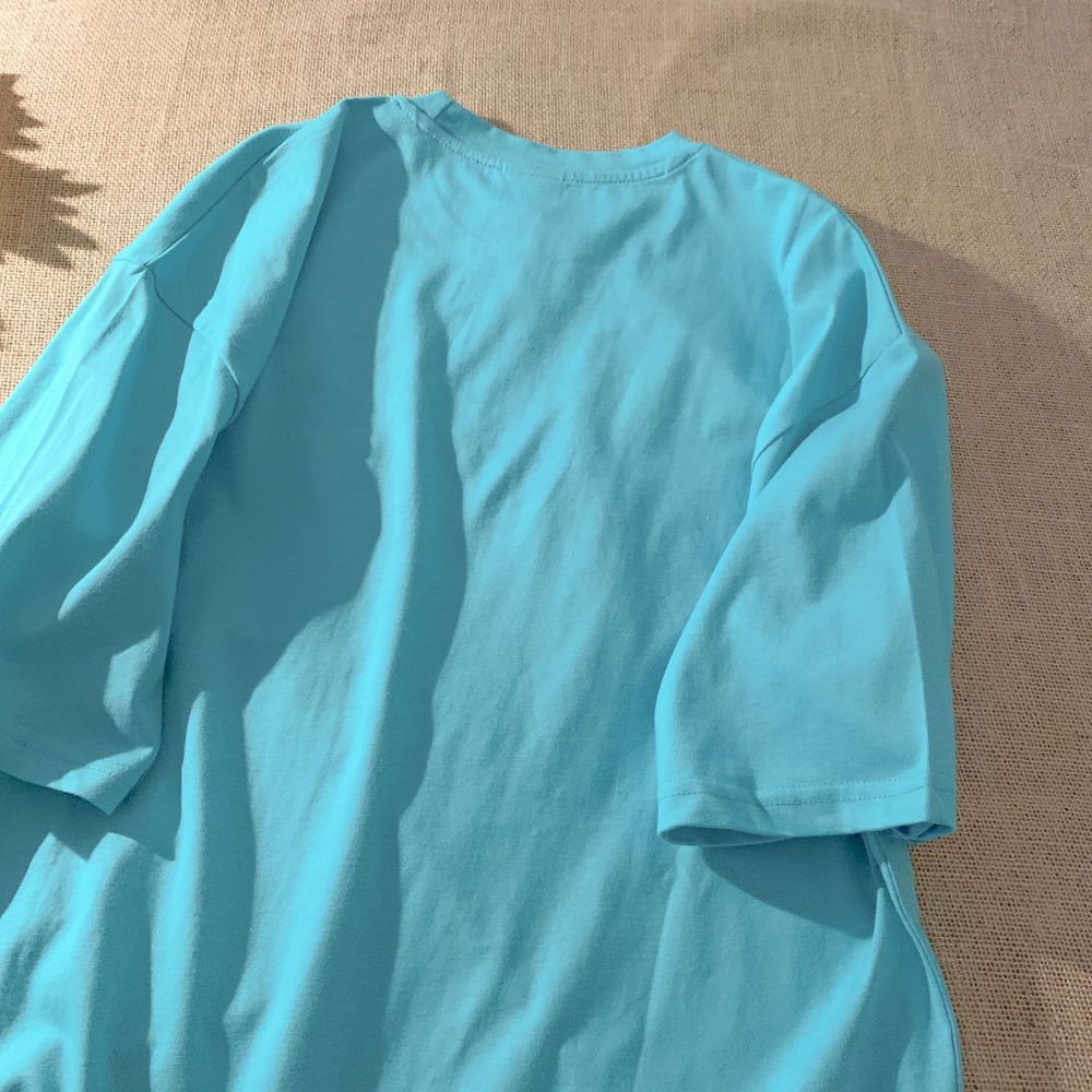 Áo Thun Ngắn Tay Dáng Rộng Thêu Chữ Thời Trang Mùa Hè Dành Cho Nữ