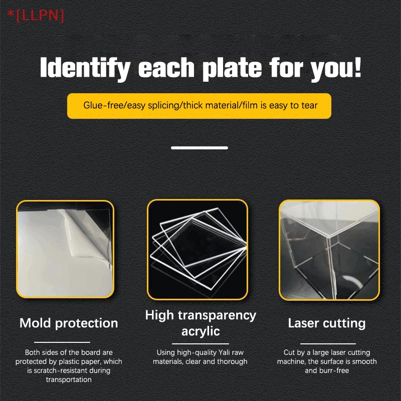 [loyaltysun] Hộp Đựng Mô Hình Xe Hơi Đồ Chơi Thủ Công Bằng Acrylic Trong Suốt Chống Bụi Sáng Tạo Có Giá Đỡ Trưng Bày