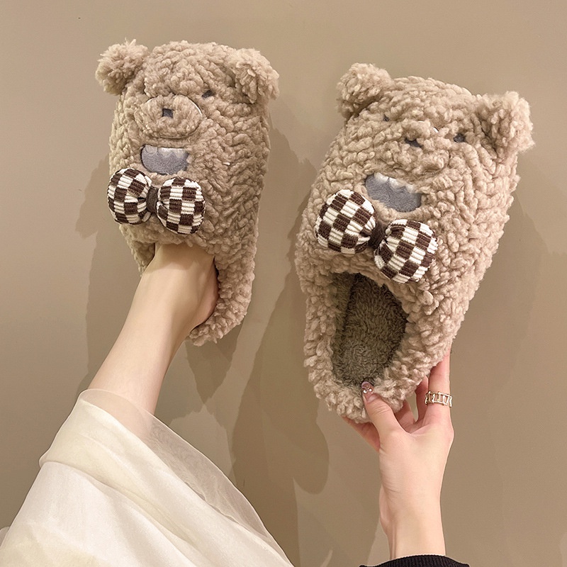 Dép Bông Đi Trong Nhà Hình Hoạt Hình Xinh Xắn Cho Nữ