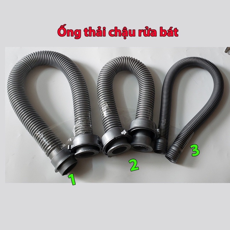 Dây thoát nước, Ống thải sun ruột gà dùng thay thế cho xiphon chậu rửa bát