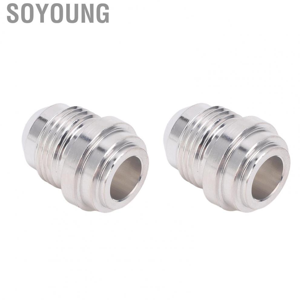Soyoung Aluminum Alloy Male Billet Easy Locating Welding Universal for Auto Performance Fuel Lines