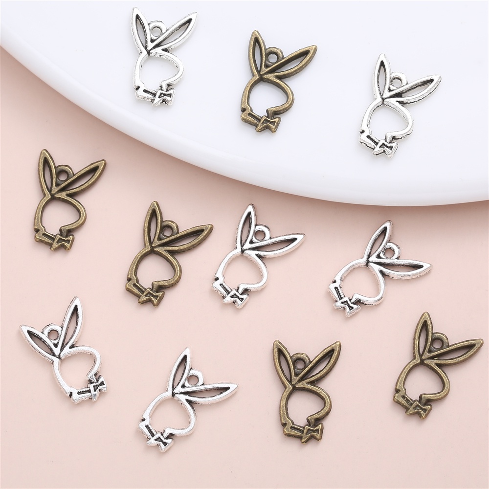 Set 40 Mặt Vòng cổ Hình Thỏ Phong Cách Vintage
