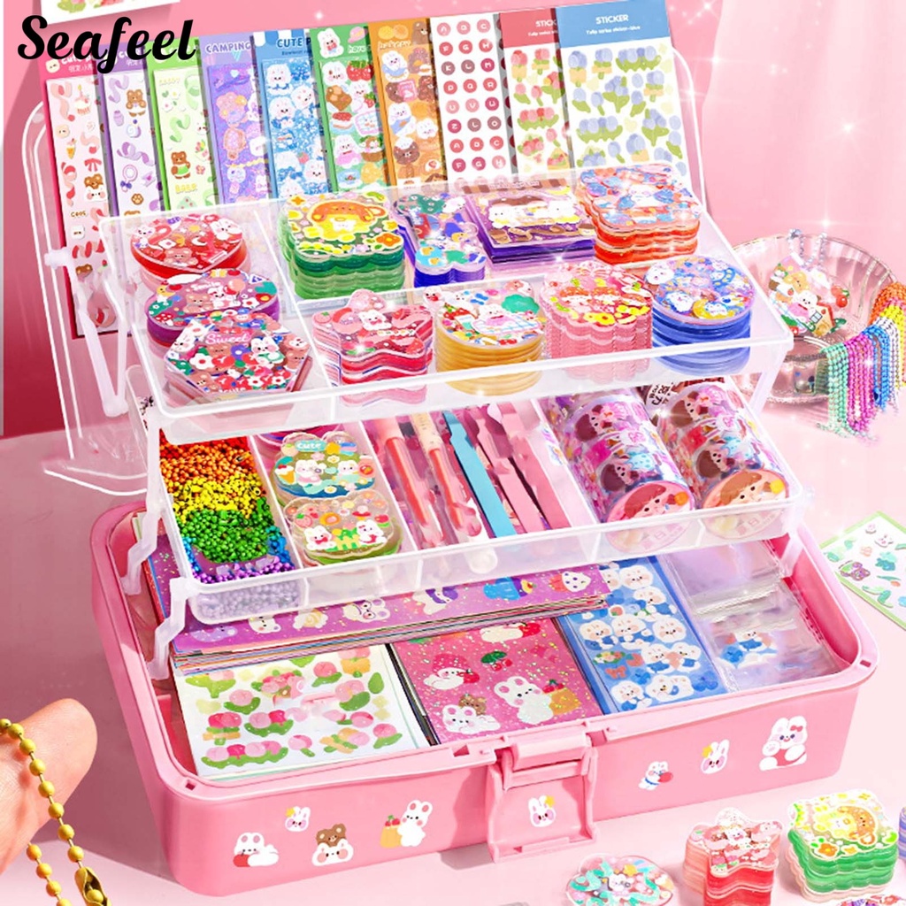 1 Bộ Miếng Dán Thẻ Goo Họa Tiết Đáng Yêu Trang Trí Sổ Tay DIY