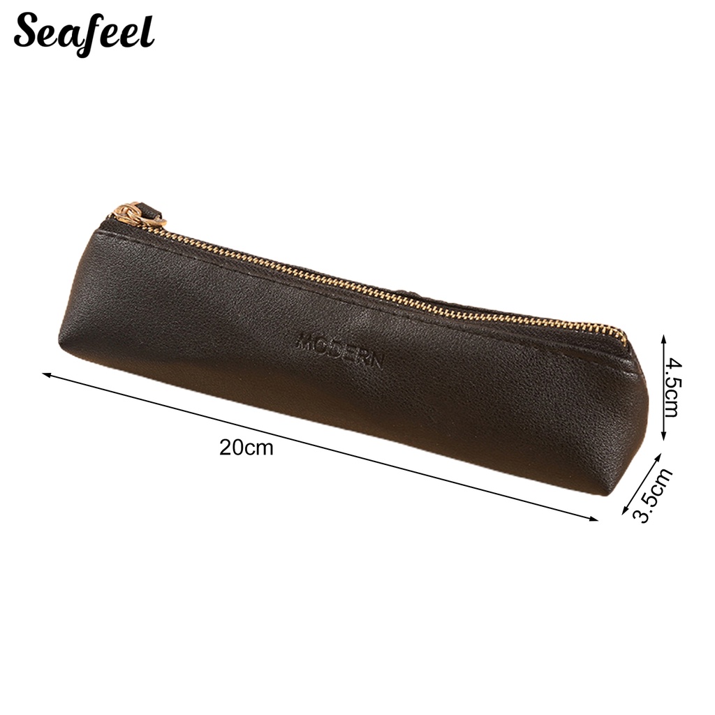 Túi Đựng Bút Chì Sức Chứa Lớn Có Khóa Kéo Sành Điệu Cho Nhà Ở / Văn Phòng