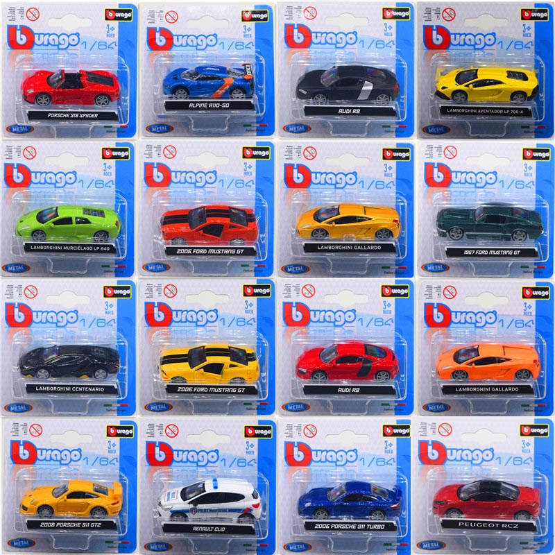 Mô Hình Xe Hơi Porsche 911 Audi R8 Lamborghini Classic Renault Bằng Hợp Kim Tỉ Lệ 1: 64