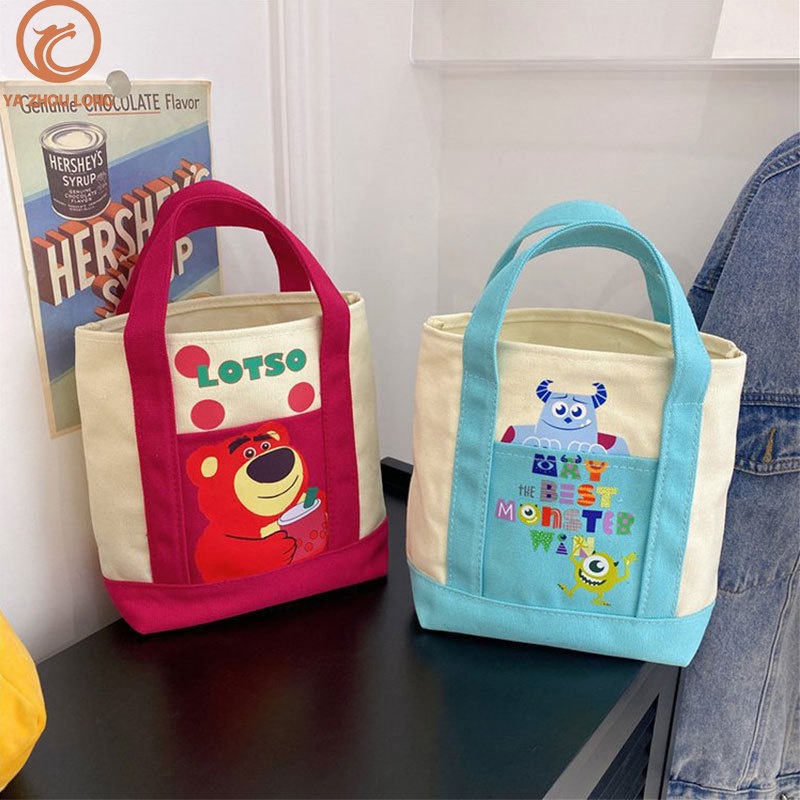 Túi Đeo Vai Sức Chứa Lớn Họa Tiết Hoạt Hình Dễ Thương Cho Nữ