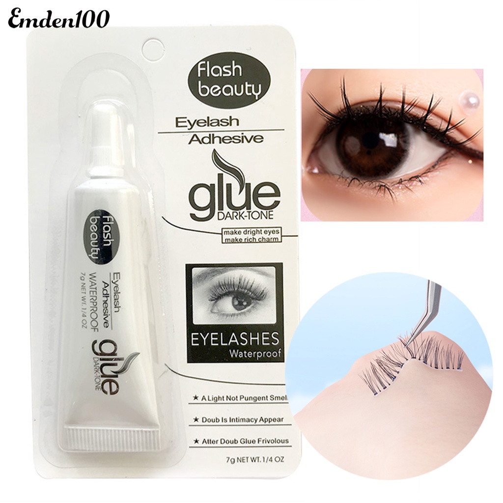Keo Dán Lông Mi Giả Emden 7g Màu Trắng Đen Đa Năng An Toàn