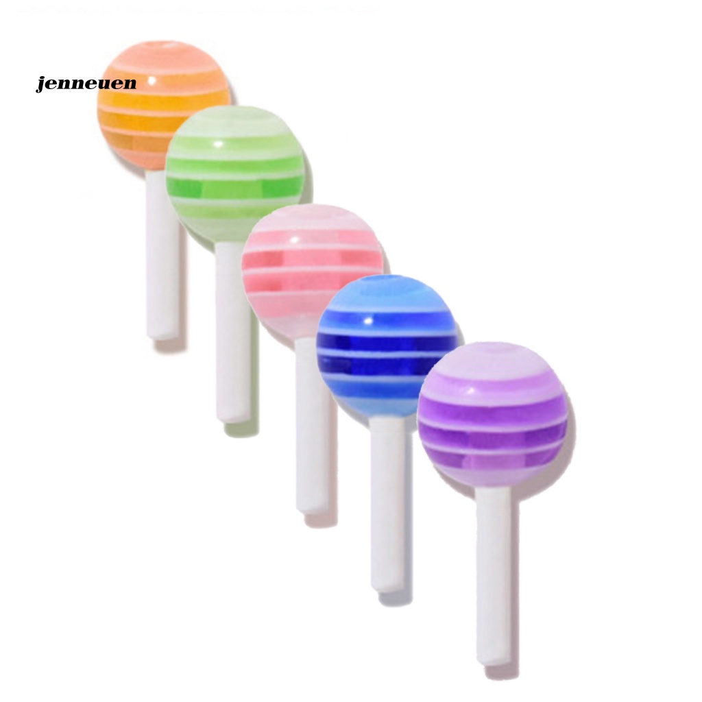 Bộ 5 Phụ Kiện Trang Trí Móng Tay Hình Kẹo Nhiều Màu Sắc Thời Trang